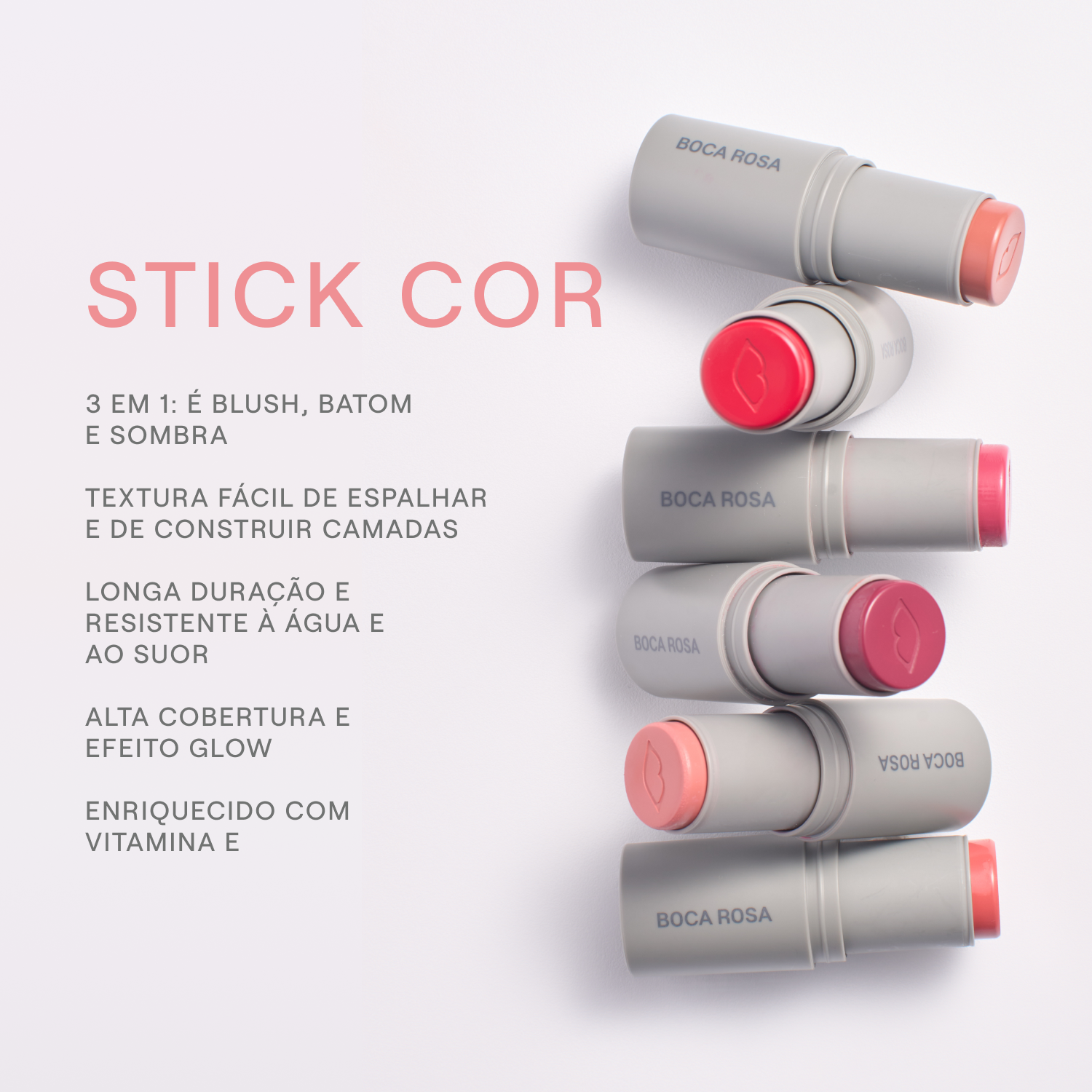 Stick Cor Multifuncional [KIT PROMOCIONAL 🔥]